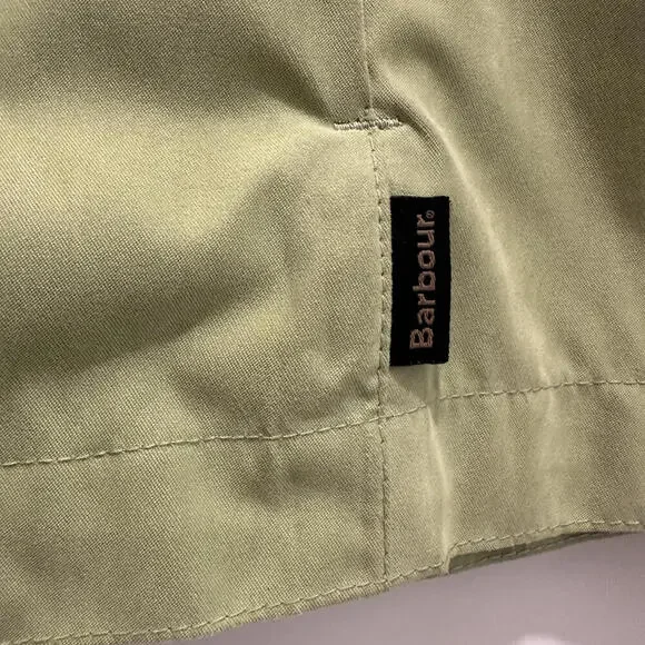 Vintage Barbour Kelsall Jacket Green Women’s Size 12 Medium Pockets PVC L2761 - Picture 4 of 15